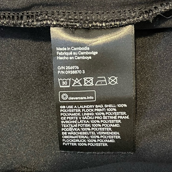 Textured Mesh Puff Sleeve Mini Dress - Picture 6 of 6